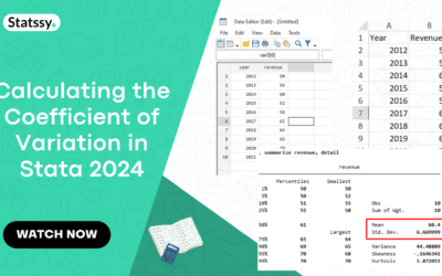Calculating the Coefficient of Variation in Stata: A Simple Business in 2024
