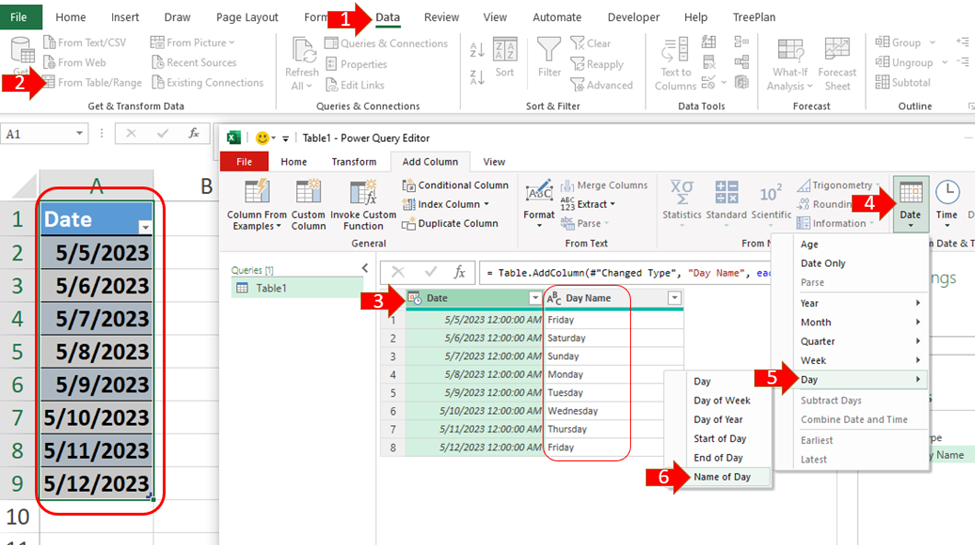 How to Convert Date to Day of Week in Excel: 7 ways to do it 9 Method 6: Using the SWITCH Function : Convert Date to Day of Week in Excel