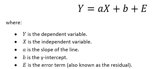 Calculate Simple Linear Regression and Residuals by Hand (Step by Step) 3 simple linear regression